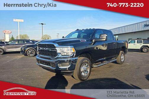 Diamond Black Crystal Pearlcoat 2024 RAM 2500 Tradesman Crew Cab 4x4 6'4' Box