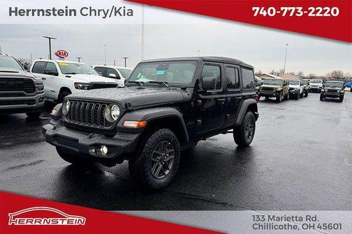 Black Clearcoat 2026 Jeep Wrangler Sport S