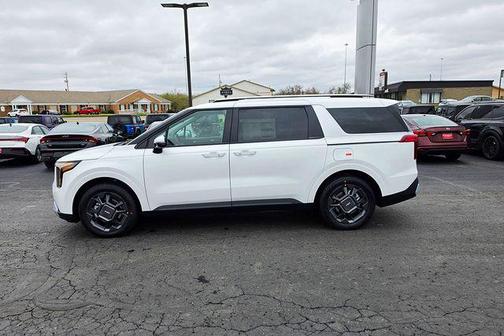 White Pearl 2026 Kia Carnival Hybrid EX