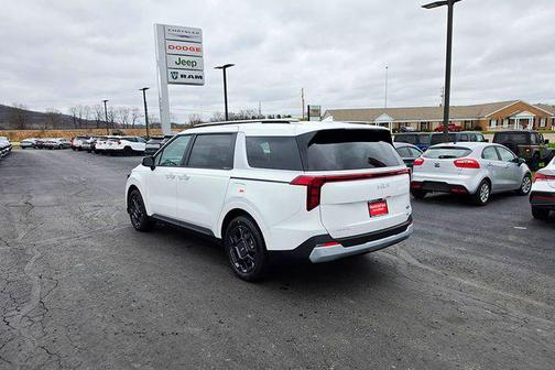 White Pearl 2026 Kia Carnival Hybrid EX