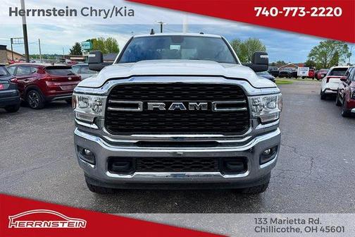 Bright White Clearcoat 2024 RAM 2500 Big Horn Crew Cab 4x4 6'4' Box