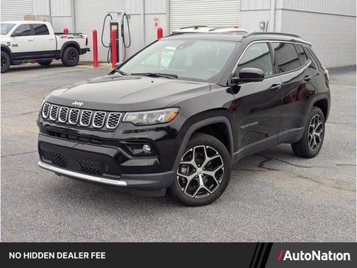 Diamond Black Crystal Pearlcoat 2024 Jeep Compass Limited