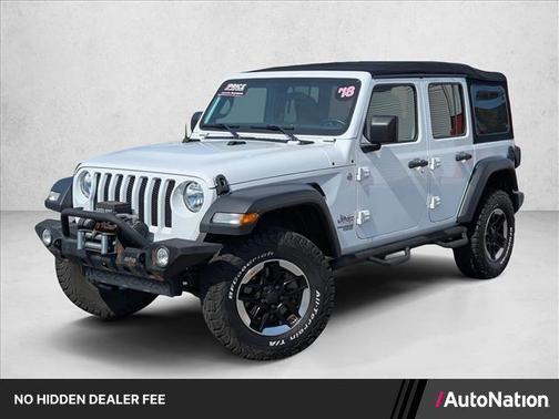 Bright White Clearcoat 2018 Jeep Wrangler Unlimited Sport
