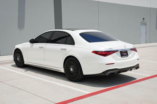 White 2023 Mercedes-Benz S-Class 4MATIC