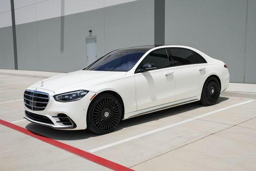 White 2023 Mercedes-Benz S-Class 4MATIC