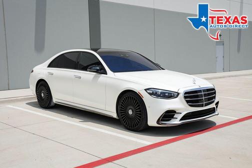 White 2023 Mercedes-Benz S-Class 4MATIC