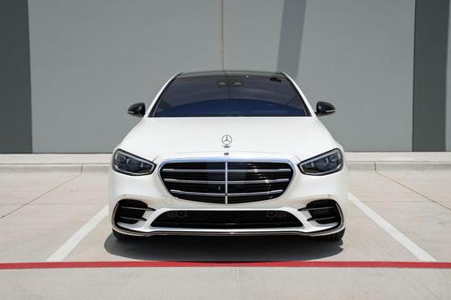 White 2023 Mercedes-Benz S-Class 4MATIC