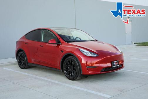 Red Multi-Coat 2021 Tesla Model Y Long Range Dual Motor All-Wheel Drive