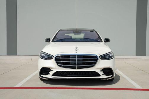 White 2022 Mercedes-Benz S-Class 4MATIC