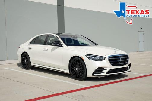 White 2022 Mercedes-Benz S-Class 4MATIC