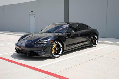 Black 2020 Porsche Taycan Turbo S