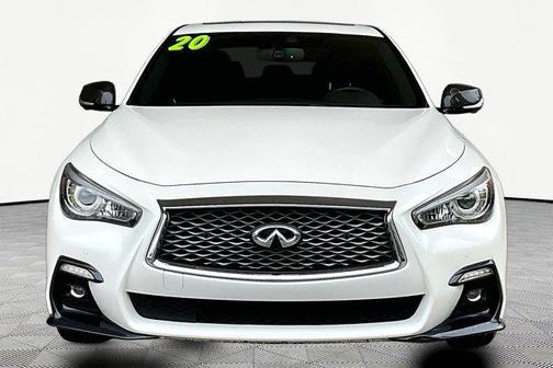 Majestic White 2020 INFINITI Q50 3.0t RED SPORT 400