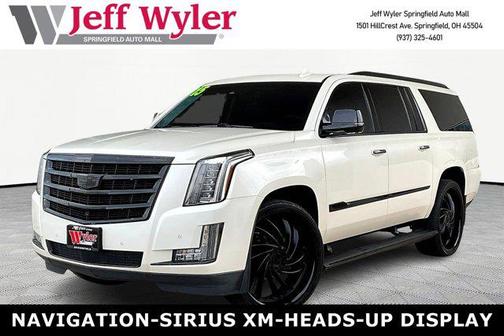 White Diamond Tricoat 2015 Cadillac Escalade ESV Premium