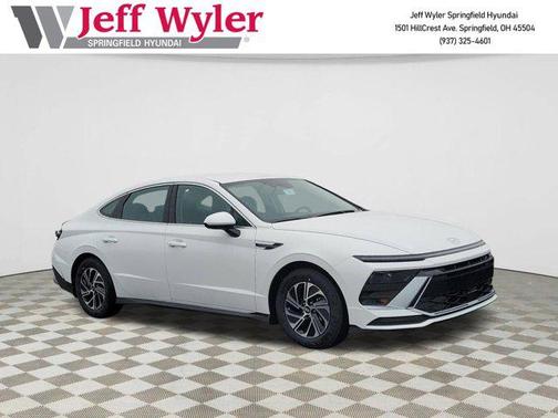 Serenity White 2026 Hyundai SONATA Hybrid Base