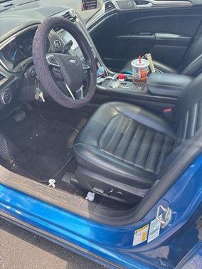 Blue 2020 Ford Fusion Hybrid SEL