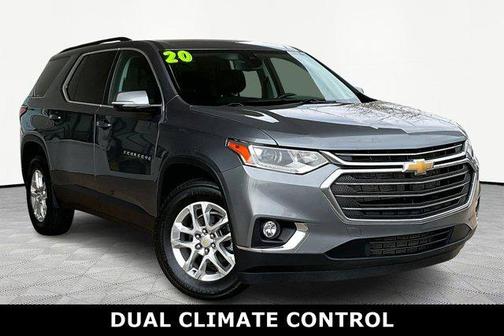 Satin Steel Metallic 2020 Chevrolet Traverse LT Cloth