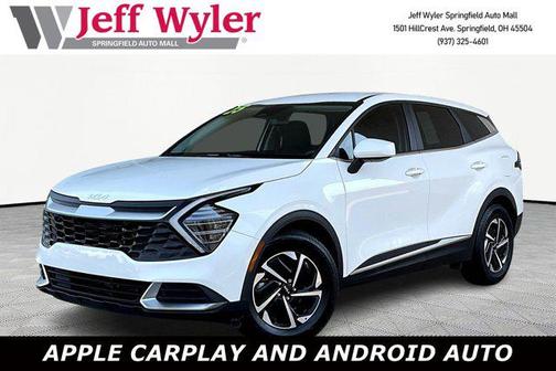 Snow White Pearl 2025 Kia Sportage Hybrid LX