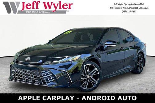Midnight Black Metallic 2025 Toyota Camry XSE