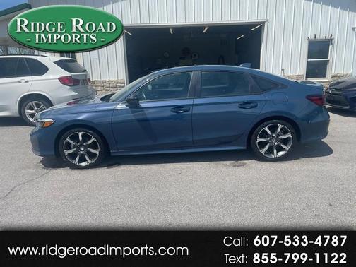 Blue Lagoon Pearl 2025 Honda Civic Hybrid Sport