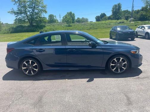 Blue Lagoon Pearl 2025 Honda Civic Hybrid Sport