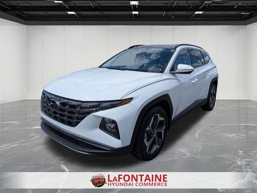 Serenity White Pearl 2023 Hyundai TUCSON Limited