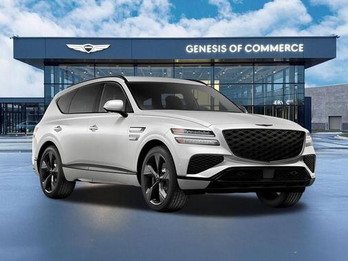 Alta White 2026 Genesis GV80 3.5T Prestige Black