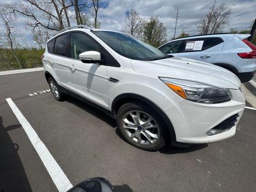 White Platinum Clearcoat Metallic 2015 Ford Escape Titanium