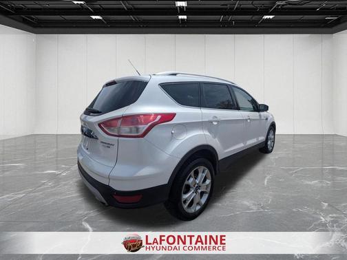 White Platinum Clearcoat Metallic 2015 Ford Escape Titanium