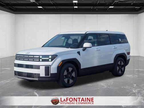 White 2026 Hyundai SANTA FE HEV SE