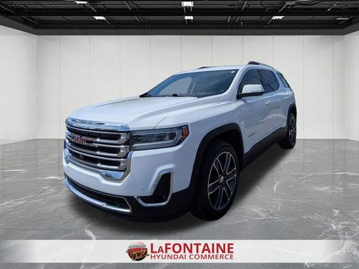 Summit White 2021 GMC Acadia SLT