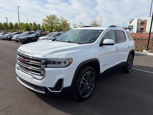 Summit White 2021 GMC Acadia SLT