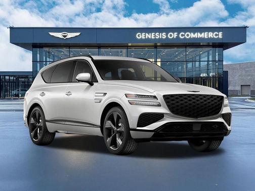 Alta White 2026 Genesis GV80 3.5T Prestige Black