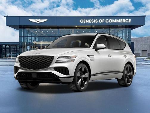 Alta White 2026 Genesis GV80 3.5T Prestige Black