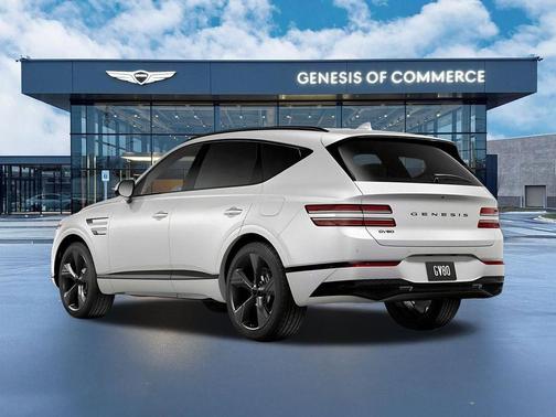 Alta White 2026 Genesis GV80 3.5T Prestige Black