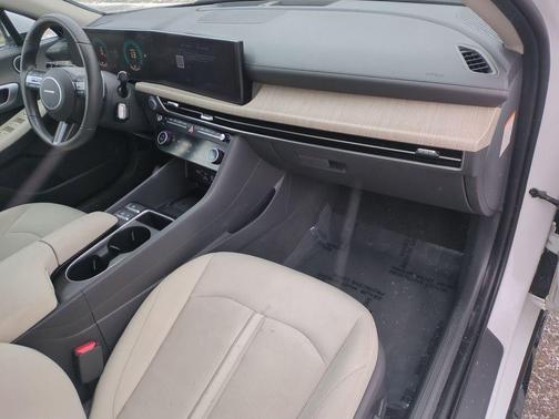 White 2025 Hyundai SONATA Hybrid SEL