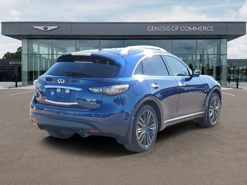 Iridium Blue 2017 INFINITI QX70 Base