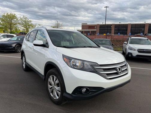 White Diamond Pearl 2014 Honda CR-V EX-L