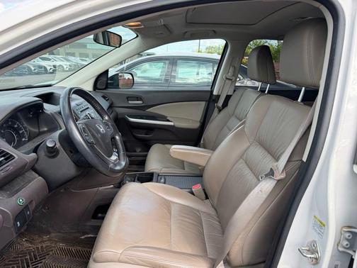 White Diamond Pearl 2014 Honda CR-V EX-L