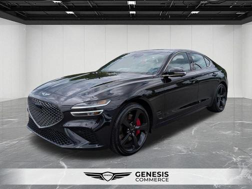 Black 2026 Genesis G70 3.3T Sport Prestige