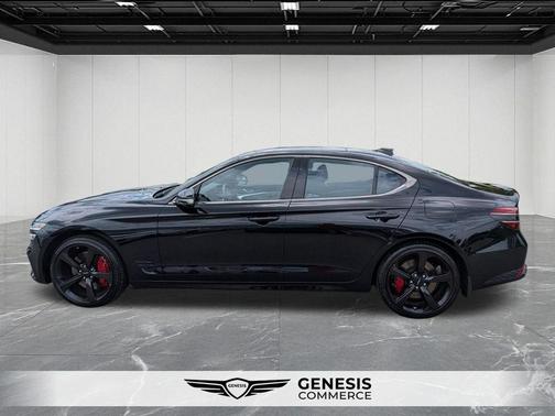 Black 2026 Genesis G70 3.3T Sport Prestige