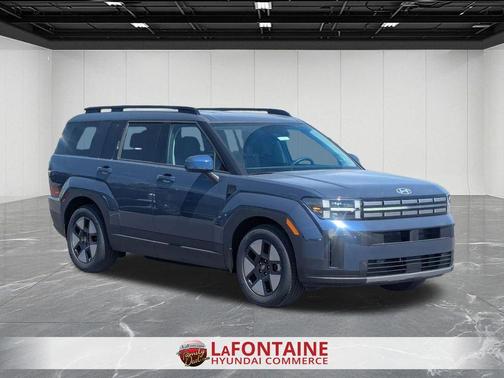 Atlantic Blue 2026 Hyundai SANTA FE HEV SEL