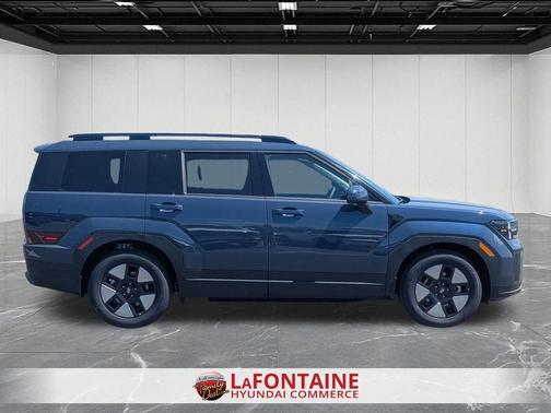 Atlantic Blue 2026 Hyundai SANTA FE HEV SEL
