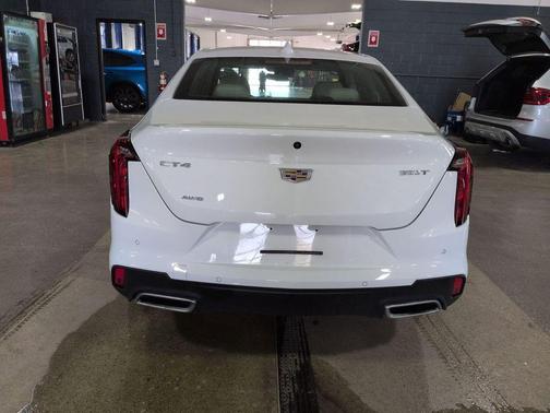 Summit White 2023 Cadillac CT4 Luxury