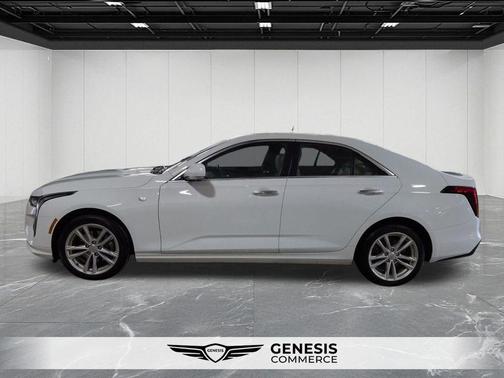 Summit White 2023 Cadillac CT4 Luxury