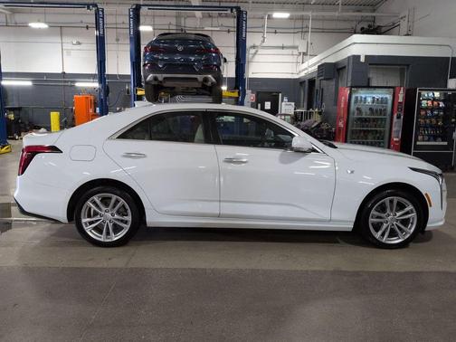 Summit White 2023 Cadillac CT4 Luxury