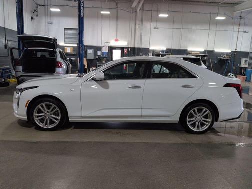 Summit White 2023 Cadillac CT4 Luxury