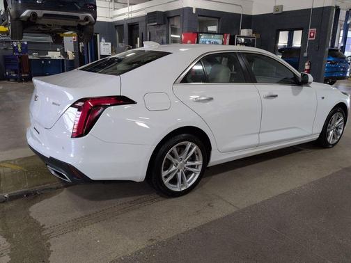 Summit White 2023 Cadillac CT4 Luxury