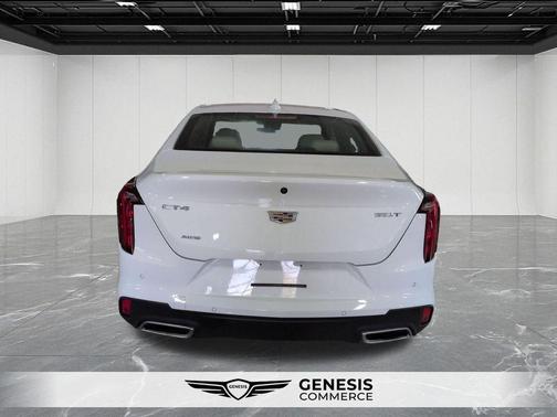 Summit White 2023 Cadillac CT4 Luxury