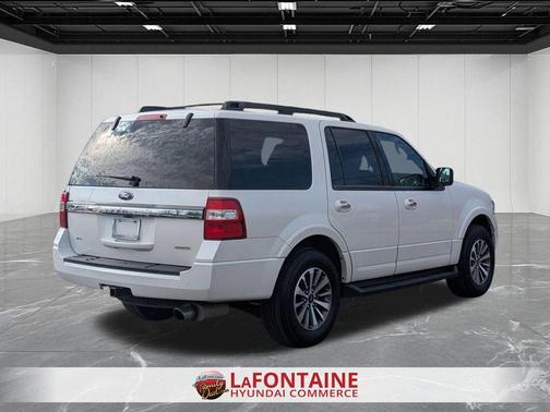 White Platinum Clearcoat Metallic 2016 Ford Expedition XLT