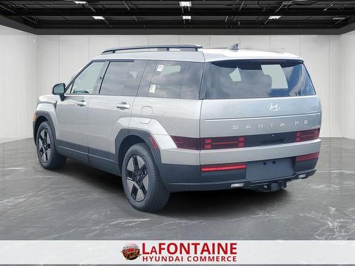 Shimmering Silver 2026 Hyundai SANTA FE HEV SEL